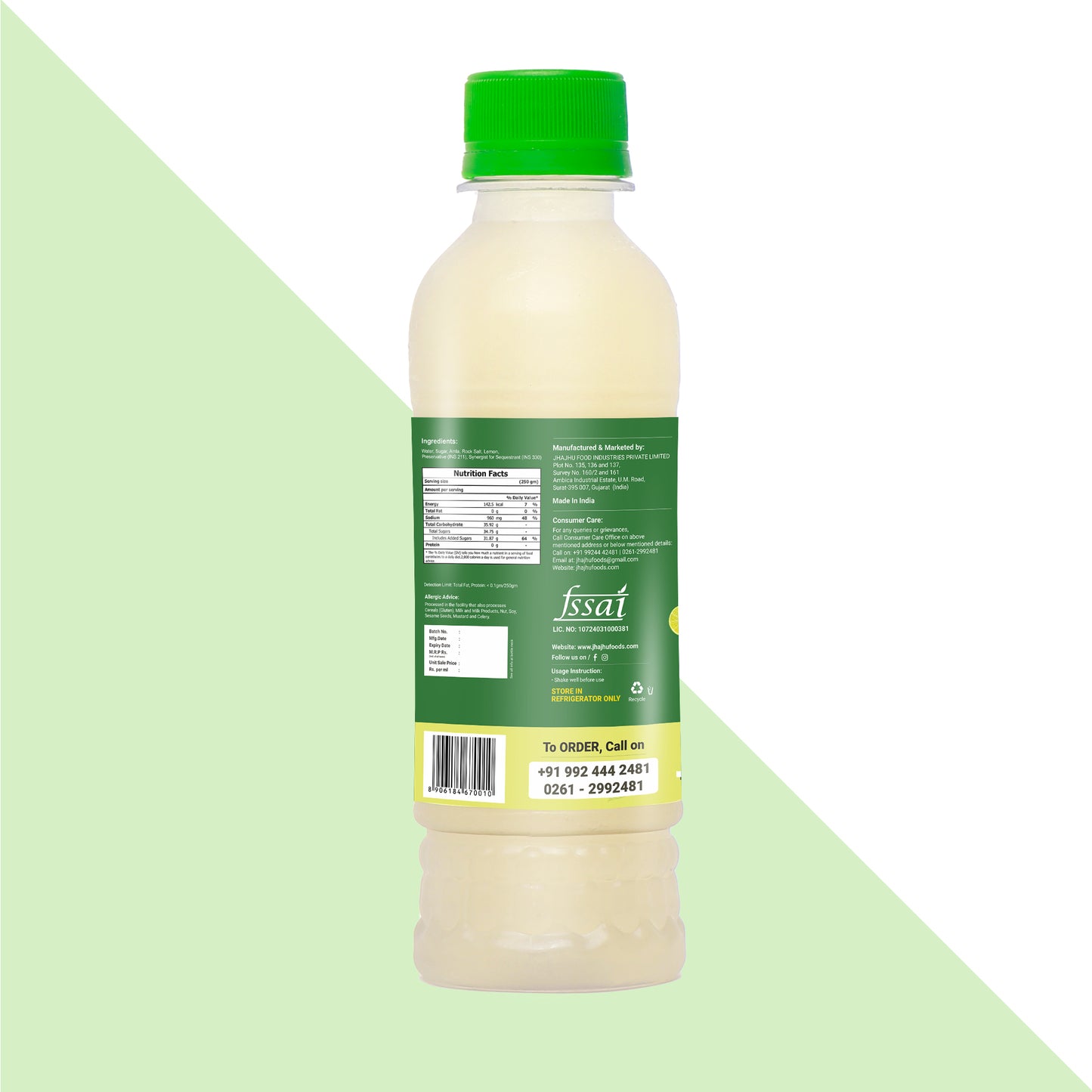 Amla Lemon Juice (Pack of 12)