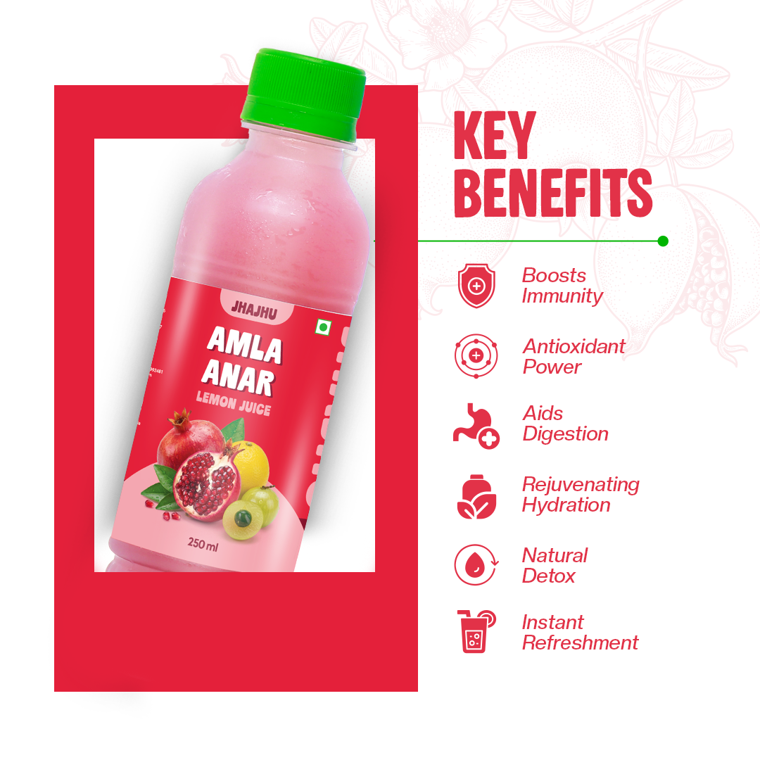 Anar Amla Lemon Juice (Pack of 20)