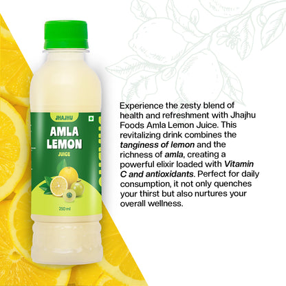 Amla Lemon Juice (Pack of 20, 250ml each)