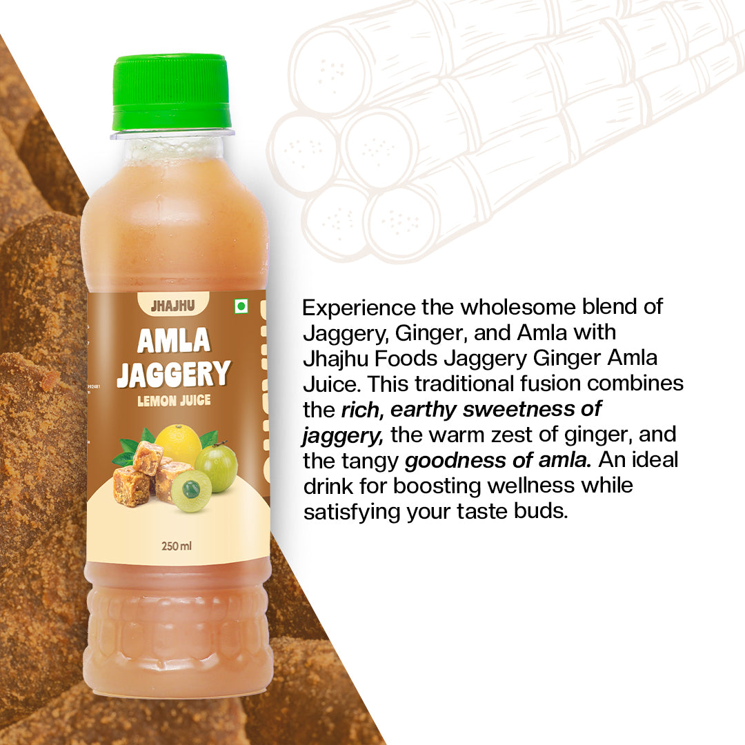 Jaggery Ginger Amla Juice (Pack of 20)