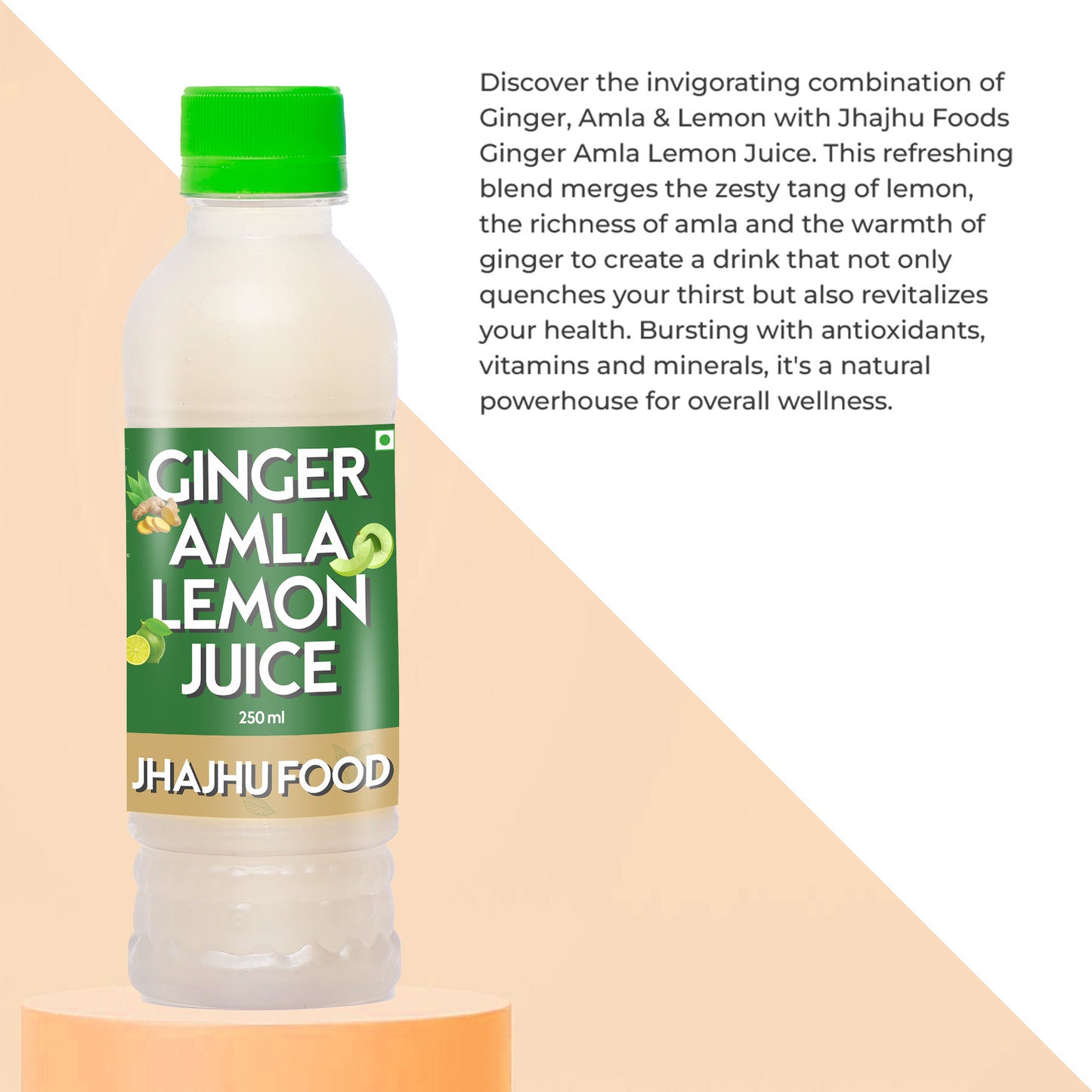 Ginger Amla Lemon Juice (Pack of 20)