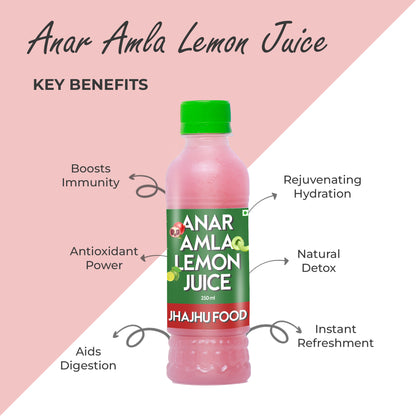 Anar Amla Lemon Juice (Pack of 20)